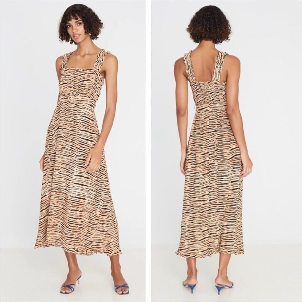 Faithful The Brand Saint Tropez Wylie Belted MIDI Dress 4